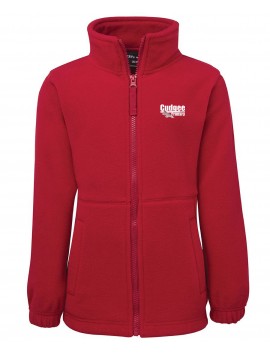 CUDGEE PS POLAR FLEECE JACKET - FULL ZIP RED